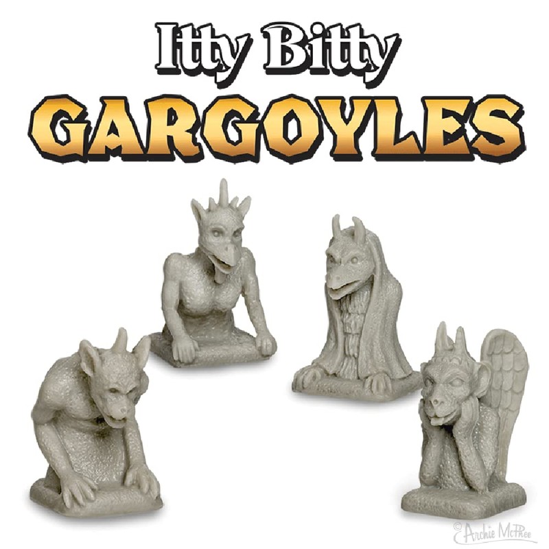 Mcphee Archie 12987 Itty Bitty Gargoyles Figurines | Set of