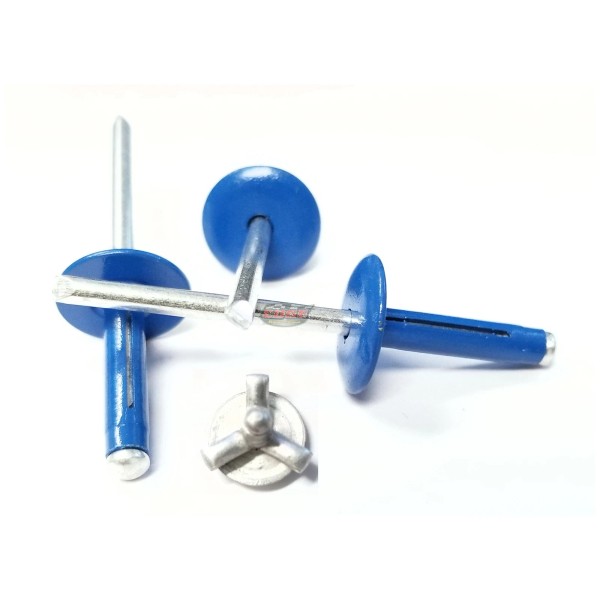 Edge Performance Products Cheveron Blue Pop Rivets 3/16" Tri-Fold Large