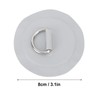 ZAWELIYO Pack of 4 D-Ring Patch, Inflatable Rubber Boat D-Ring
