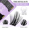 Lash Clusters 208 PCS Cluster Lashes Individual Lashes B37+B28 Eyelash