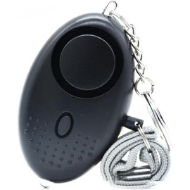 Personal Alarm for Women. Police Approved Panic/Rape Alarm with LED Flashlight, Matte Black, Small, Stylish & Loud (150Db). For Children, Students, Kids and the Elderly.
