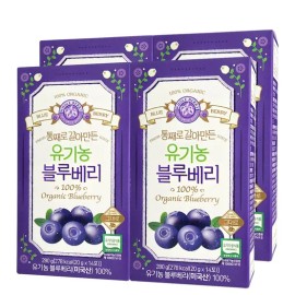 hallberry Wholeberry Organic Blueberry Puree 100% Wholeberry Blueberry 14 packs, 4 boxes of 4 / 홀베리 유기농 블루베리 퓨레 100% 홀베리블루베리 14포, 4개 4박스