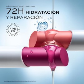 L'BEL – Bálsamo Labial Solutions Pro-Hialuron Balm, Hidratación y Reparación, 3X Ácido Hialurónico y Colágeno, Protección FPS 20, Labios Suaves y Nutr