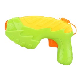 Idena 40423 - Power Plastic Water Gun, Compact Size, Perfect for Holidays, Beach or Pool, Approx. 17 cm, Assorted