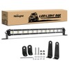 Nilight Single Row LED Light Bar Ultra-Slim Flood Light Bar