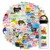 100 Pieces Inspirational Quotes Stickers, Motivational Stickers, Waterproof Vinyl Stickers,