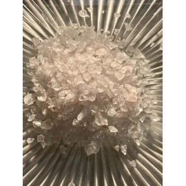 Pink Rose Quartz - Medium Chips no Powder - 100% Pink Rose Quartz Life+Love! Unconditional Love! med (1 Pound)