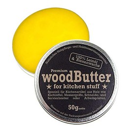 Ingo Lomp Cutting Board for Cooking - 50g Premium Wood Butter