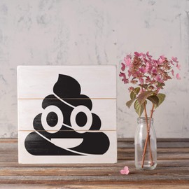 Emoji Poop Stencil Template - Reusable Stencils for Painting in Small & Large Sizes