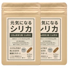2袋で200円お得！元気になるシリカ 30日分 高濃度シリカ(ケイ素)3000mg 国産無農薬 4種の必須ミネラル