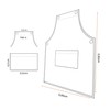 Apron for waiter restaurant barber shop boutique coffee shop bakery
