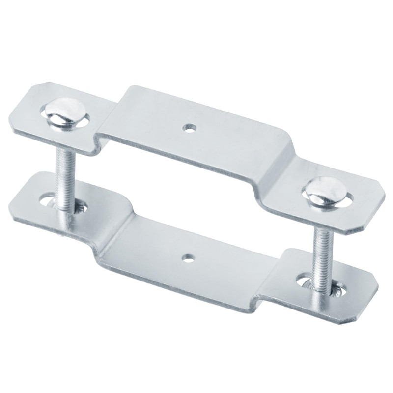 GBGS 6 Pcs Square Tube Fence Line Rail Bracket,2-1/2" x