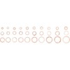 BGS 8142 Assortment of Copper Sealing Rings 300 pieces)