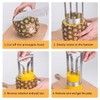 shoxil Pineapple Corer Large Stainless Steel Pineapple Corer Peeler Pineapple