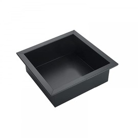 SANGOGO Black 304 Stainless Steel Built-in Shower Niche (20 x 18 x 8 cm)