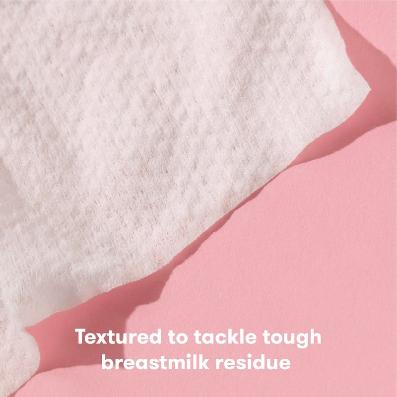 Frida Mom Breast Pump Wipes, Multi-Surface Cleaner, Removes Breastmilk Residue,