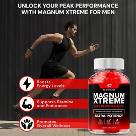 Magnum Xtreme (2 Pack) Magnum Xtreme Gummies for Men – MagnumExtreme Male Gummies All-Natural