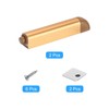 uxcell 2Pcs Push to Open Door Latch, Aluminum Alloy Magnetic