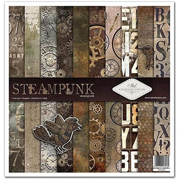 ITD Collection - Scrapbooking 12 x 12 Inch Decorative Paper Decoupage Card Making Paper Size - 310 x 320 mm (SLS-003- HS Code 48025890)