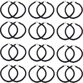 24 Pieces Military Boot Bands Blousing Elastic Boot Straps with Metal Hooks, ...