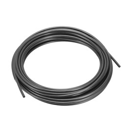 sourcing map Pneumatic Tubing Air Brake Hose Air Line Nylon Tube Pipe 2.5mmID x 4mmOD x 10m Black