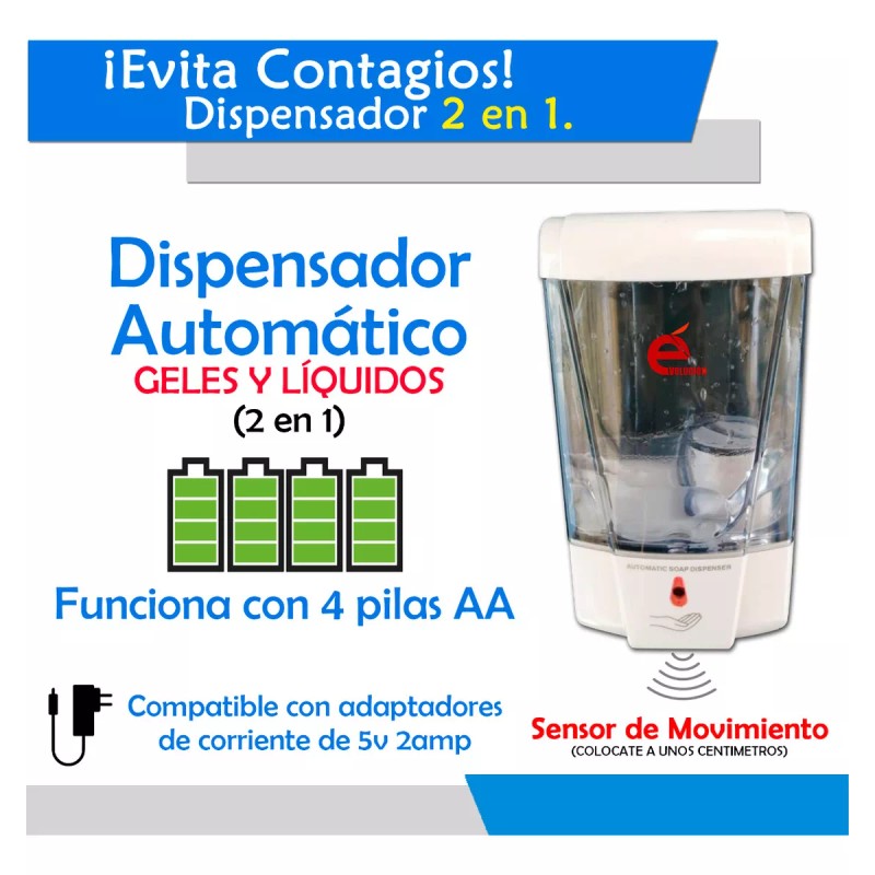 Seguridad Total Kit Termometro Automatico + Dispensador De Gel Y