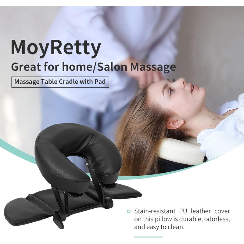 Adjustable Massage Headrest for Table Bed Mattress With Face Cradle