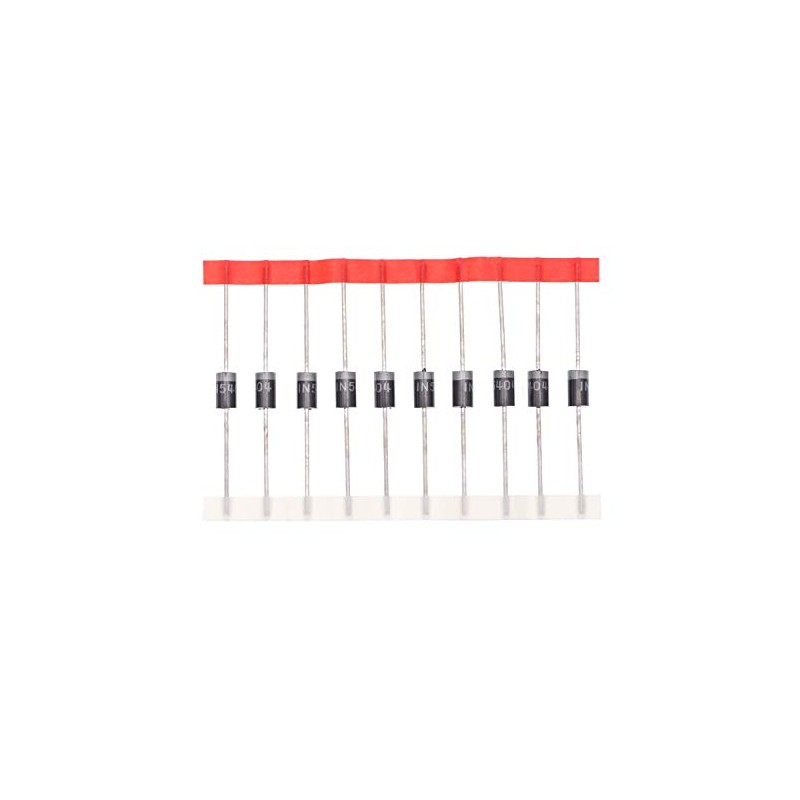 HUABAN 50PCS 1N5404 Rectifier Diode 3A 400V DO-201AD (DO-27) Axial