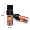Xotic Tech Pair 30-SMD 3000K Amber 7440 7443 SCK LED