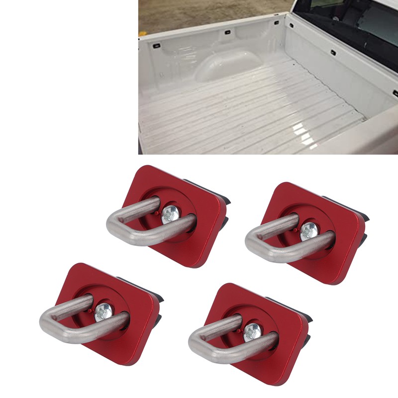 4pcs Truck Bed Tie Down Anchors 1000 LBS Bearing Stainless