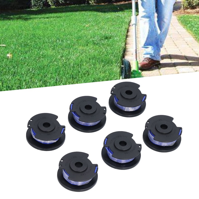 6PCS String Trimmer Replacement Spool Line for Ryobi 18/24/40V Weeder
