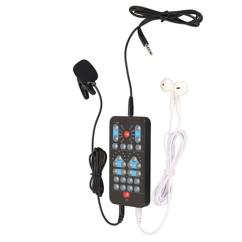 Handheld Voice Changer ABS Portable Multifunctional Sound Disguiser with 8