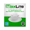 Maxlite RR410UCSW 4 Inch 10W LED Residential Retrofit Downlight, Dimmable,
