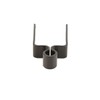 2" Square Female Gate Hinge Black Hot Dip Galvanized Steel