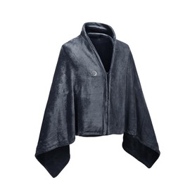 Dexmary Dexmary Heated Throw Blanket, Wearable Electric Blanket with Sleeves and 3 Heat Settings, Large Heated Shawl Wrap for Office Home Travel Use with Pocket Grey