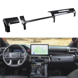 INTGET for 2026 Toyota Tacoma Accessories 2024 2025 Dashboard Panel Cover for Tacoma SR/SR5/TRD PreRunner/Sport/Off-Road ABS Plastic Interior Carbon Fiber Decoration(with 14inch Screen)