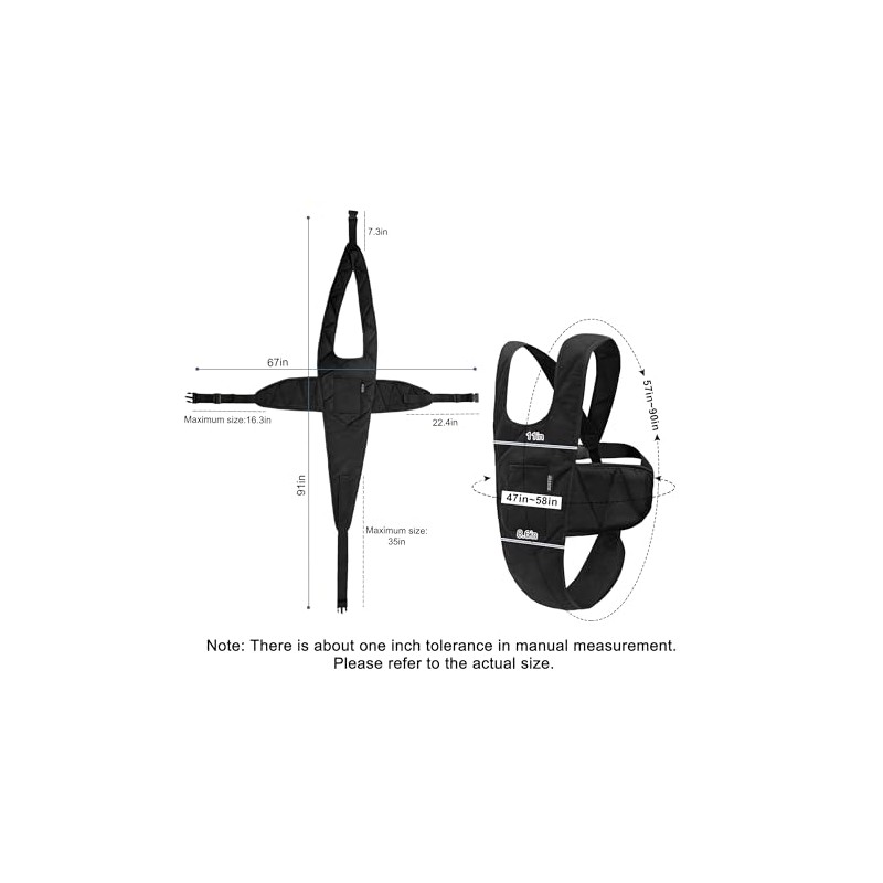 MDSTOP Cinturón De Seguridad Para Silla De Ruedas, Cinturón De