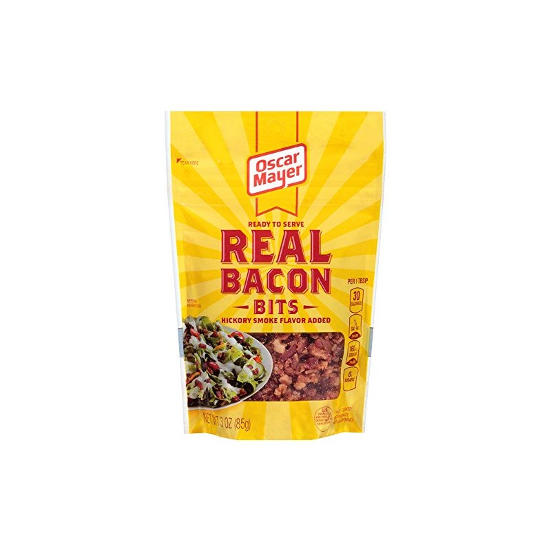 Oscar Mayer Real Bacon Bits, Hickory Smoked, 3 Ounce Bag