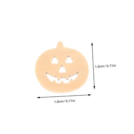 Gadpiparty 100pcs Pumpkin Shape Wooden Buttons DIY Decorative Clothes Buttons for Crafting Scrapbooking Sewing High Class Smooth Wood Material for Clothing Handmade Ornaments