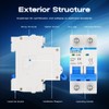 DC Miniature Circuit Breaker, 1000V 2 Pole 40 Amp Isolator