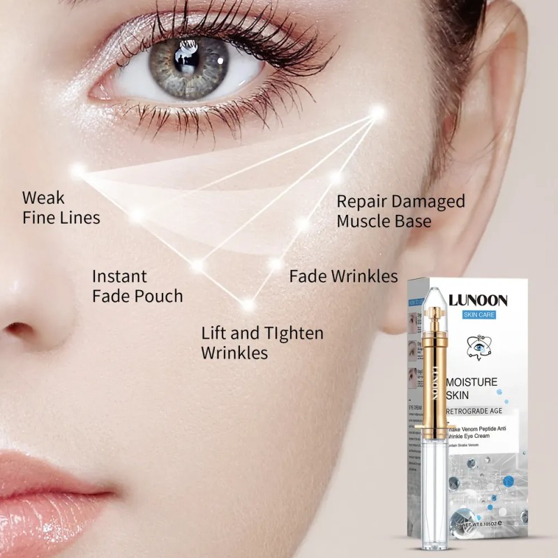 Crema Antiarrugas Para Ojos, Sérum Reafirmante De Bolsas De Madura