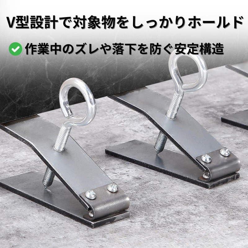 bath&bath ミニジャッキ タイルロケーター セット ネジ式 耐久性アップ 高さ調整 6個