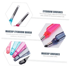 Healeved Keep Brows Lashes Tidy: 10-piece Eyebrow Lash Comb Set Professional Makeup Tool for Home Use