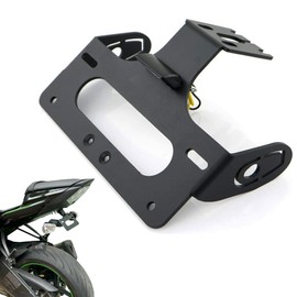 Xitomer Fender Eliminator Kits Fit for ZX-6R 2009-2018 & ZX-10R 2008-2010 Motorcycle Tail Tidy with License Plate Light Compatible with Stock & Aftermarket Turn Signal