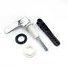 JZK Chrome Plated Toilet Flush Handle Replacement Side Action, Toilet
