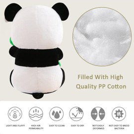 LJTXX Panda Plush Toy, Panda Plush Doll Children's Toy Plush Toy Cuddly Toy Plush Toy Dolls Toy Cuddly Toy Sleeping Pillow Throw Pillow Gift for Children Girls (30 cm)