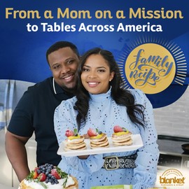 Blanket Pancakes and Waffle Mix – Buttermilk Flavored – Just Add Water, No Preservatives – Clean Breakfast Staple with Homestyle Taste – Non-GMO, Comfort Food Classic – 16 oz (1 Pack)