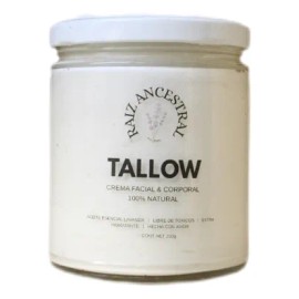 Crema Natural Tallow Extra Humectante Bebés Y Adultos 200 Ml
