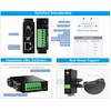 RS232/485/422 to RJ45 Ethernet Converter, Bi-Directional Transparent Data, TCP/IP to