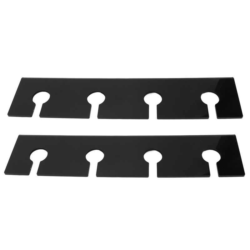 2Pcs Wall Mounted Acrylic Wine Glass Holder Space Saving Stemware